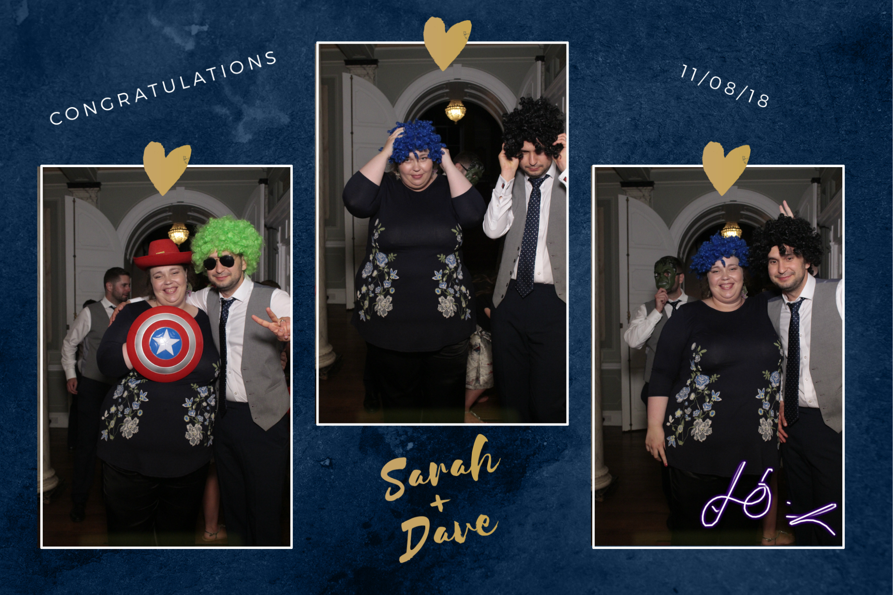 Sarah & Dave's Wedding | View more photos from the event at gallery.myphotoboothexperience.co.uk/u/MyPhotoBoothExperienceLtd/Sarah-Daves-Wedding
